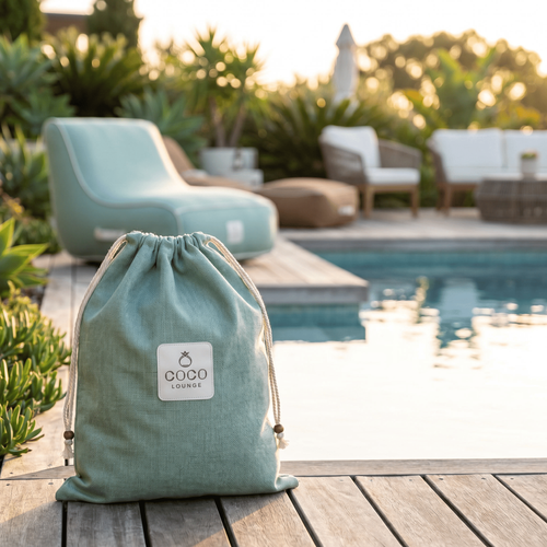 Fauteuil De Jardin Gonflable Riviera Collection Soge - Vert D'eau