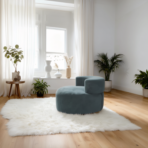 Fauteuil De Salon Compressé Milo 1 Place - Sauge