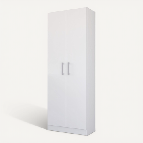 Armoire De Buanderie Et Cellier Blanche 5 Niches L 61 H 170 P 31.8 Cm