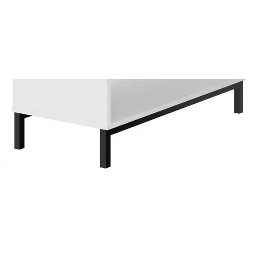 Bureau D'angle Blanc Et Meuble De Rangement 2 Niches