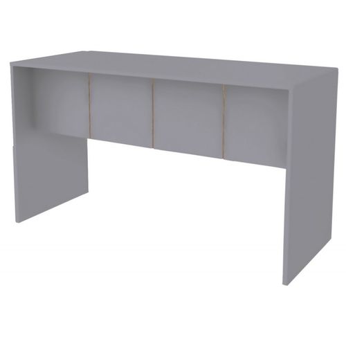 Bureau Gris Mat L 136 H 76 P 54 Cm