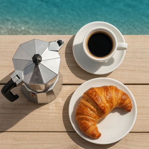 Cafetiere - Ghidini - Italexpress - Aluminium - 14 Tasses - Gris