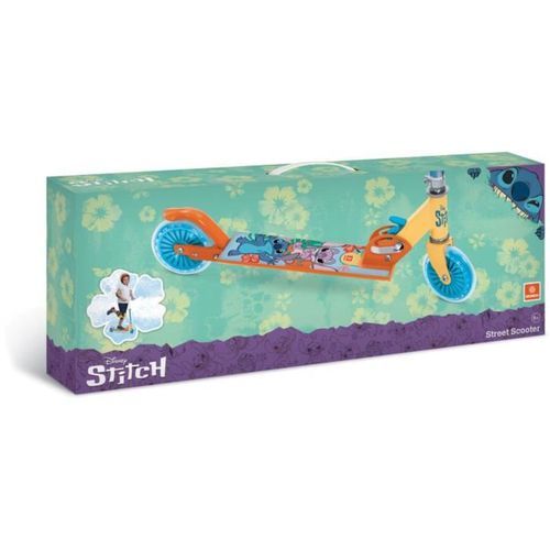 Trottinette Pliable Stitch 2 Roues Enfant - Guidon Réglable 60,5–79 Cm, 50 Kg