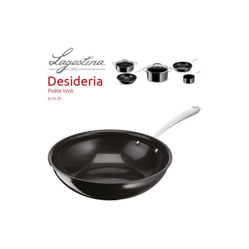 Poêle Wok En Aluminium 28cm Noir - 010275041828