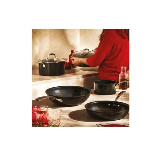 Poêle Wok En Aluminium 28cm Noir - 010275041828