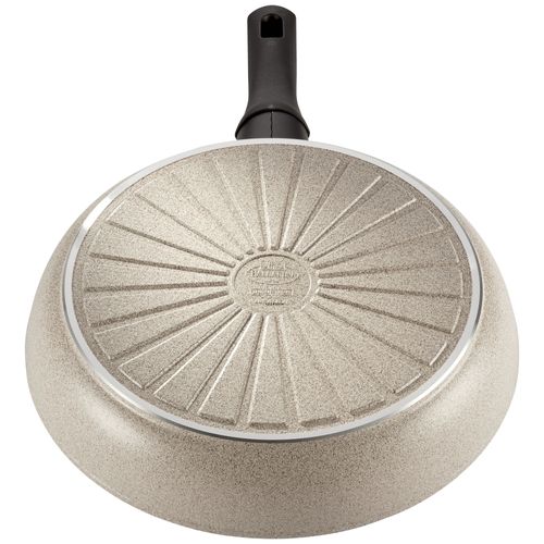 Sauteuse Avec Couvercle LEDro, 28 Cm, Aluminium, Revêtement Céramique, Sable