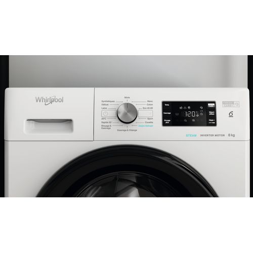 Lave-linge Hublot 8kg 1400 trs/min L59.5 Cm - Blanc - Ffb8469bvfr