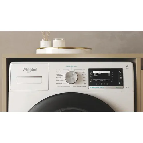 Lave-linge hublot WHIRLPOOL W7X89RSILENCEFR 8kg vue détaillée