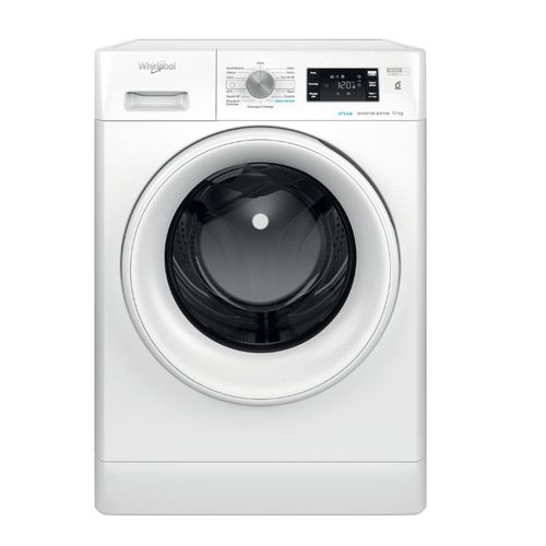 Lave-linge hublot WHIRLPOOL FFB10489WVFR 10kg vue 3/4