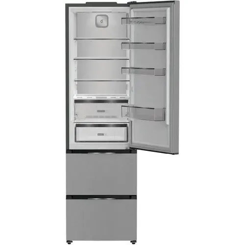 Réfrigérateur Combiné - Whkf6352x5e - Classe C - 351 L (249l + 102l) - 35 dB - Dual No Frost - Gris