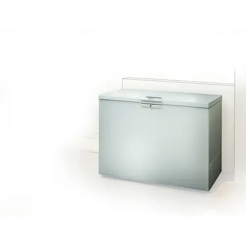 Congélateur coffre WHIRLPOOL WHE4602  437L vue de profil
