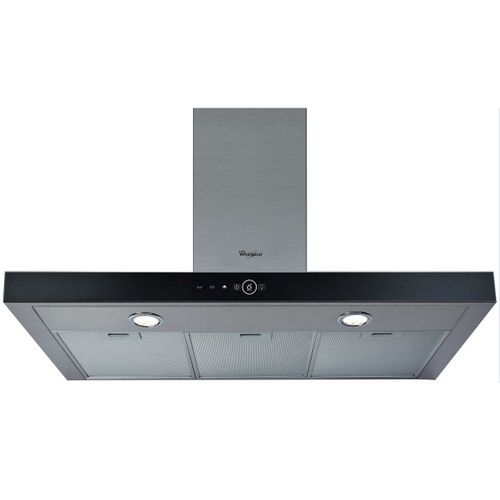 Hotte Décorative Murale 90 cm 69db 713m3/h Inox/noir - Akr759/1ix