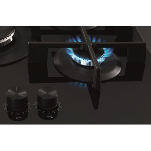 Table De Cuisson Gaz Dessus Verre 5 foyers 75 cm - Gowl758nbfr