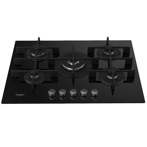Table De Cuisson Gaz Dessus Verre 5 foyers 75 cm - Gowl758nbfr