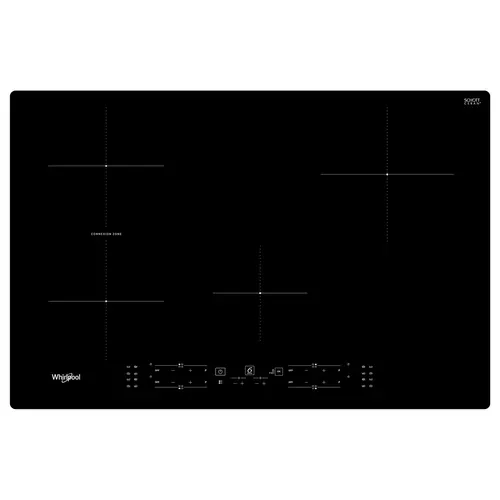 Table induction WHIRLPOOL WBB4877NE 77cm 4 Foyers Noir