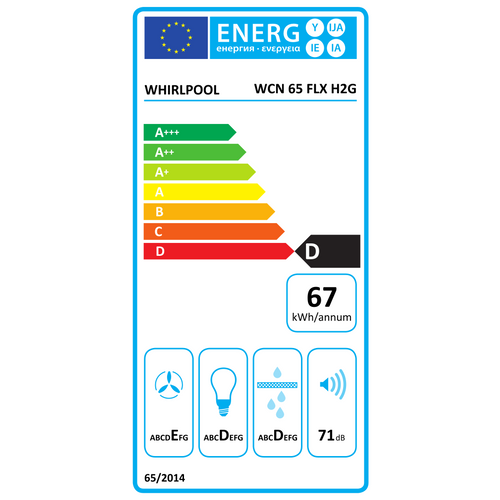 Hotte Casquette 60 Cm Inox 270 M3/h, 3 Vitesses, Éclairage LED
