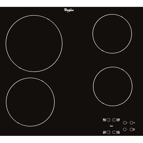 Table vitrocéramique WHIRLPOOL AKT8090NE 4 Foyers Noir
