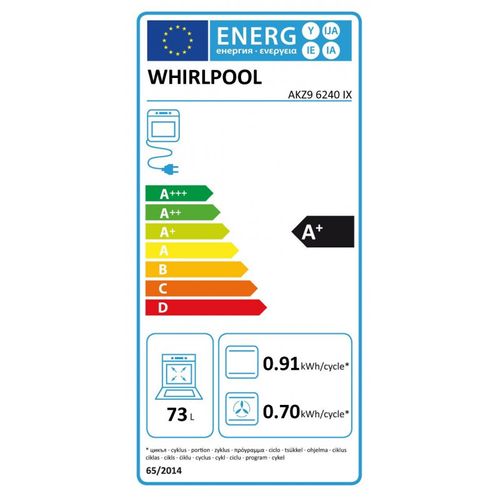 Four encastrable Multifonction Catalyse 73l 6ème Sens Inox - AKZ96240IX