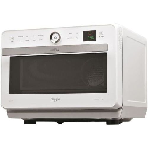 Jt469wh - Micro-ondes Jet Chef - 33 L - 6eme Sens Combi Crisp Vapeur - Cavité Inox - Plateau Tournan