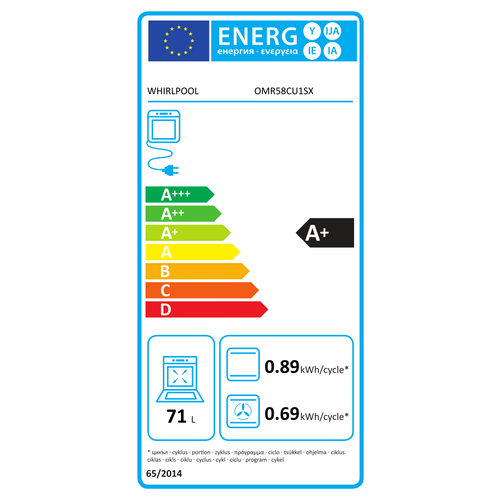Four Intégrable Multifonction 71l 60cm Catalyse Inox Omr58cu1sx