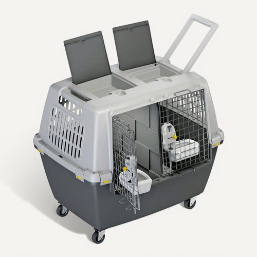 Cage Pour Animaux Gulliver Touring 80x58x62 Cm Gris 81340