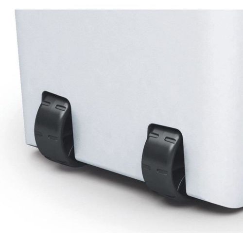 Conteneur à Croquettes 40 L Hermétique Avec Roulettes – Beige/blanc