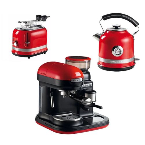 Machine à café avec broyeur Moderna Rouge - 1318