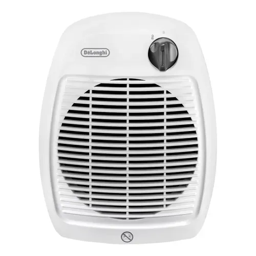 Chauffage électrique soufflant DE LONGHI HVA1120 Blanc vue de face