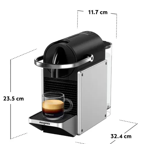 Machine à café Nespresso DE LONGHI Pixie Gris EN127.S
