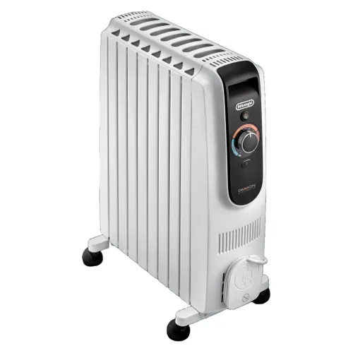 Radiateur bain d'huile DE LONGHI TRD50820 Blanc vue 3/4