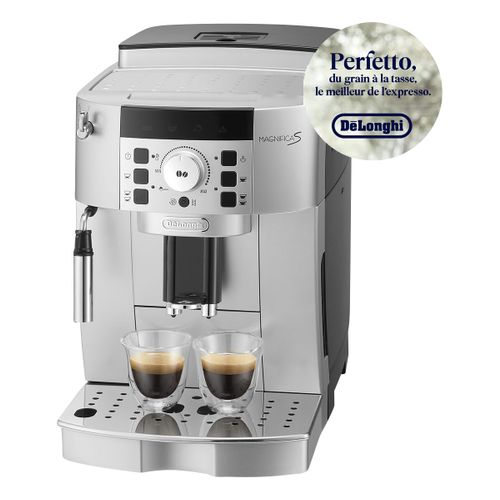 Expresso avec broyeur DE LONGHI ECAM 22.140.SB gris 15 bars