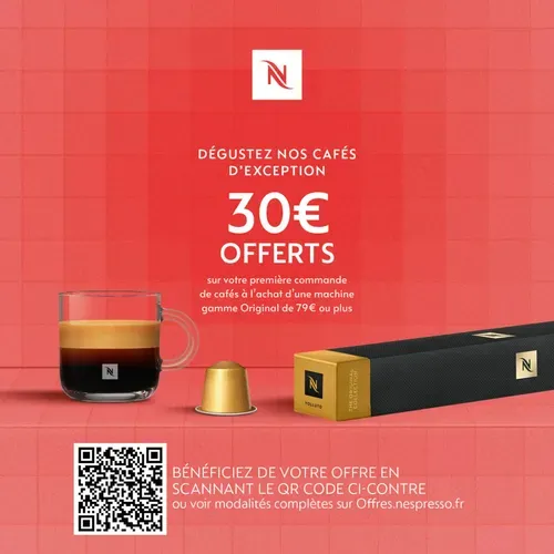 Expresso à capsules Nespresso DE LONGHI Inissia Noir EN80.B