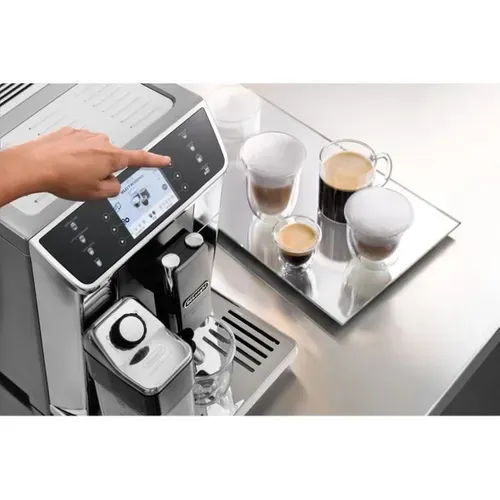 Machine Expresso Broyeur Connecté Ecam650.55.ms Primadonna Elite Gris