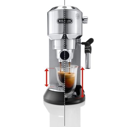 Machine Expresso Classique Dedica Style 15 bars 1300W Inox - Ec 685.m