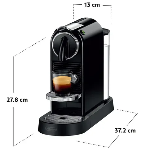 Machine à café Nespresso DE LONGHI Citiz Noir EN167.B