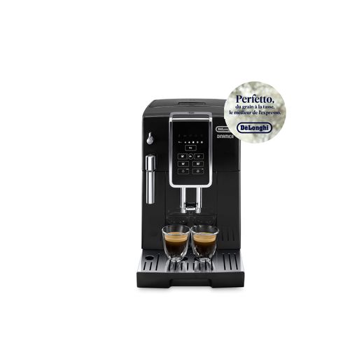 Expresso avec broyeur DELONGHI FEB35.15.B Dinamica noir vue de face