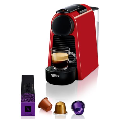 Machine à café Nespresso DE LONGHI Essenza Rouge EN85.R vue 3/4