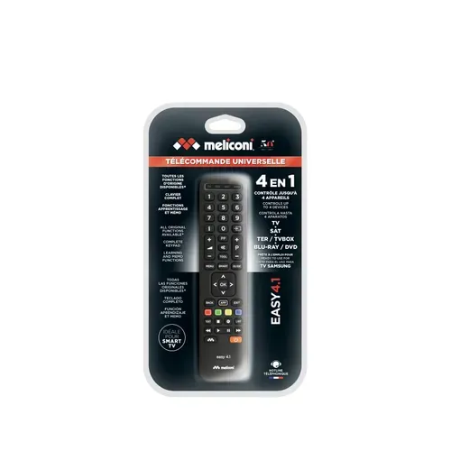 Télécommande universelle MELICONI EASY 4.1 vue détaillée