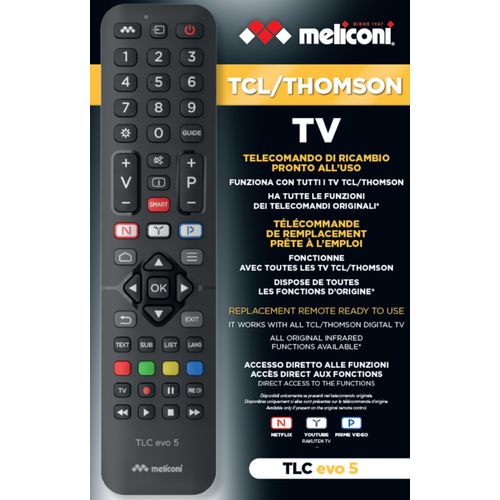 TELECOMMANDE MELICONI 808045