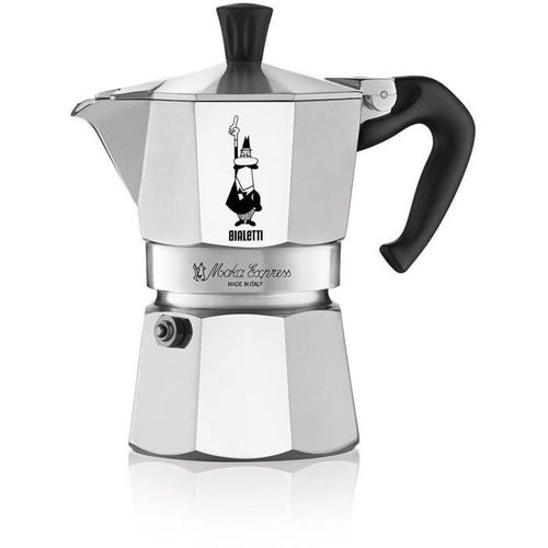 Cafétière Italienne - Moka Express - Aluminium - 4 Tasses