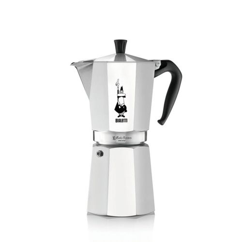 Cafetière Moka Express 18 Tasses (810 Ml) Aluminium - Poignée Bakélite, Soupape
