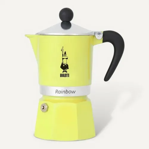 Cafetière Italienne Rainbow 6 Tasses (0,30 L) - Jaune