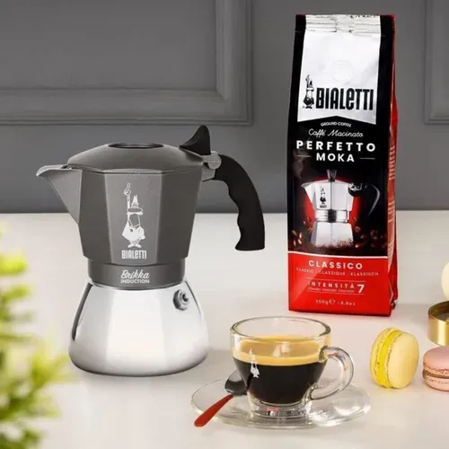 Brikka Induction Cafetière 4 Tasses — Induction, Anthracite