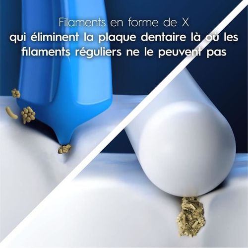 Brossettes Oral-b - 3d White - Pack De 8 Brossettes Pour Brosse à Dent Électrique