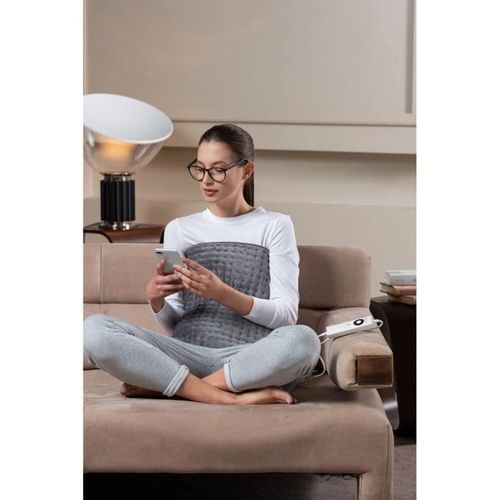 Coussin Chauffant - - Extra Large 38x50 Cm - Soulage Le Dos Et Les Jambes - 5 Températures - Chauffa
