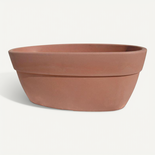 Jardinière - Ellittica - 80 X 46,5 X H 35 Cm - Marron