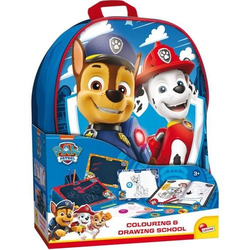 Sac à Dos École De Dessin Et Coloriage - Paw Patrol - Lisciani
