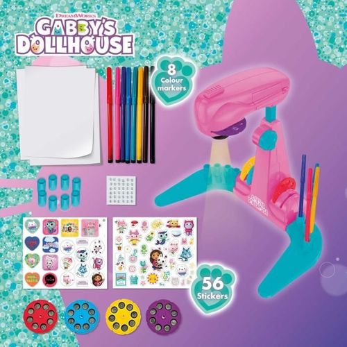 Projecteur De Dessins - Gabby Et La Maison Magique - Accessoires Inclus - Modèles Variés