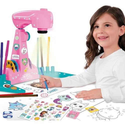 Projecteur De Dessins - Gabby Et La Maison Magique - Accessoires Inclus - Modèles Variés