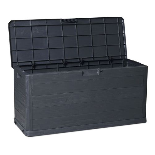 Coffre De Rangement 280 Litres -116,5 X 55,6 Cm - Gris
